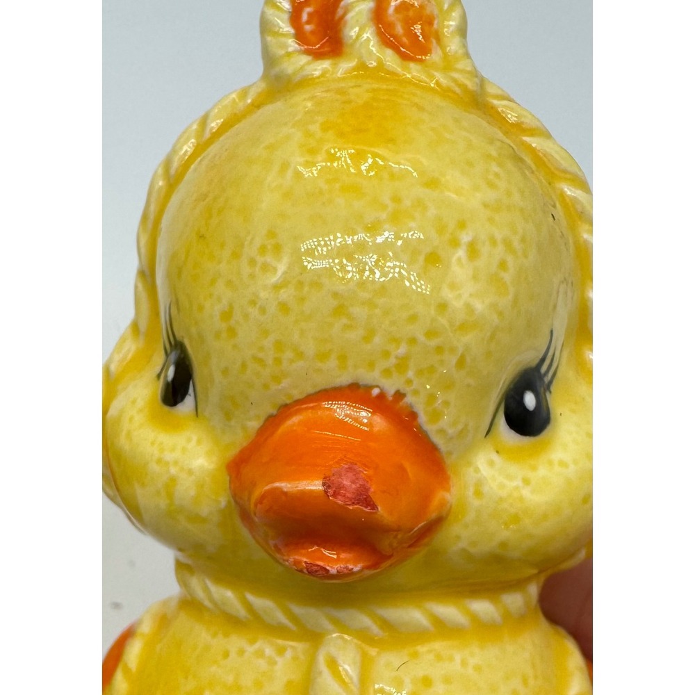 Vintage Ceramic Yellow Duck Salt and Pepper Shakers - Picture 8 of 9